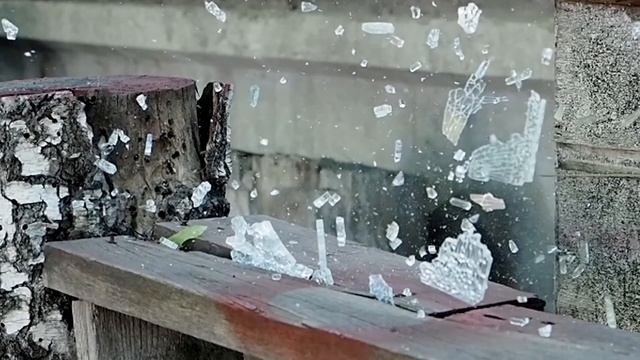 Стекло 4 мм против рогатки. смотреть онлайн