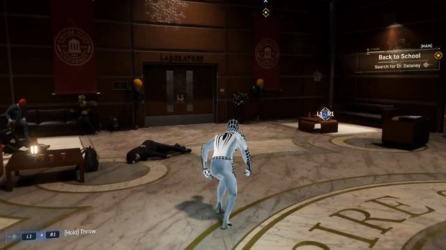 Spiderman Black Cat's Cradle with Fake Rhino and Mr. Negative PS4 Gameplay смотреть онлайн