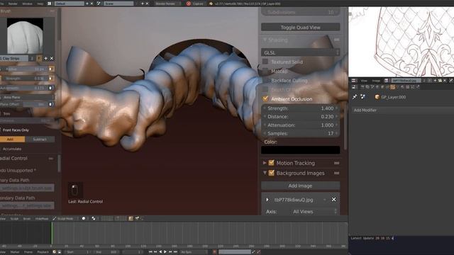 Creating the ogre. Part 9: adding details. The last part. Final. Timelapse смотреть онлайн