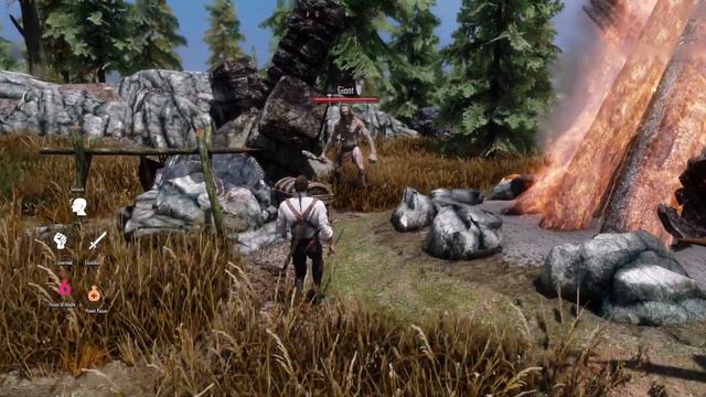 Skyrim - When A Giant Has A High Sneak Level