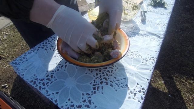 Шашлык Из Куриных Голеней | Горчичный Маринад Для Курицы | Шашлык Из Курицы смотреть онлайн