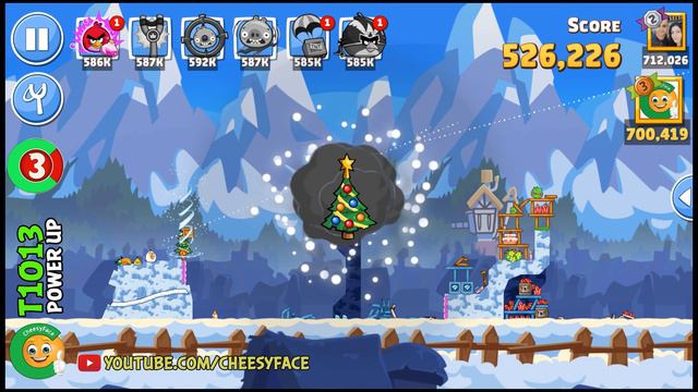 Cheesyface HighScore Level 3 Power UP T1013 Angry Birds Friends Tournament Walkthrough 06 12 2021 смотреть онлайн