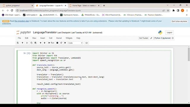 Language Translator using python and google trans api смотреть онлайн