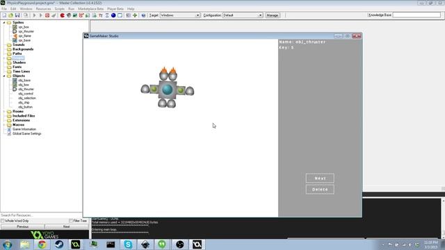 GameMaker: Studio Spaceship Builder + Physics смотреть онлайн