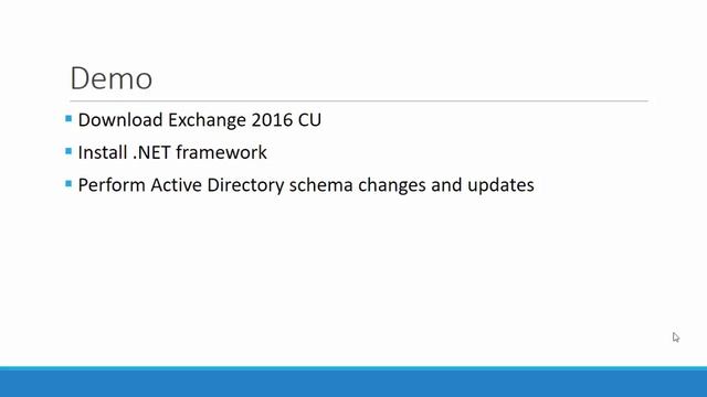 Installing Cumulative Updates on Exchange Server 2016 смотреть онлайн