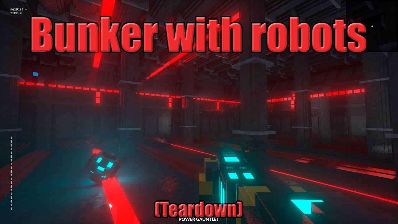 A New Bunker Map With Robots ! (Teardown)