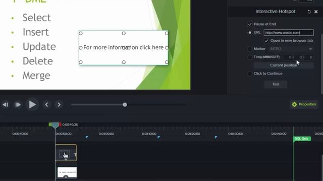 67-Camtasia 9: Adding Interactive hotspot смотреть онлайн