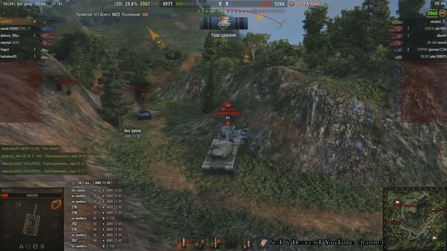 World of Tanks (WoT или Мир Танков) – T110E5 – Жемчужная река (озвучка экипажа FURY) смотреть онлайн