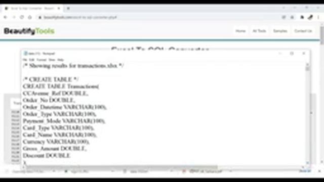 How To Convert Excel Data Into MySql Table  |Excel #2