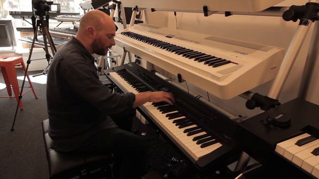 Korg SV-1 Stage Piano & Roland RD-800 Comparison Demo at GAK смотреть онлайн