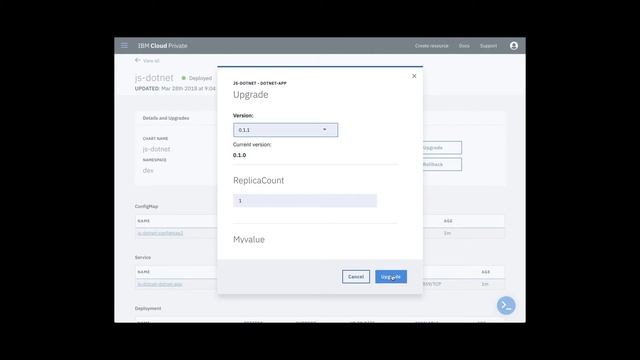 helm release upgrade смотреть онлайн