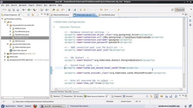 Hibernate Tutorial 3 Using Query Cache смотреть онлайн
