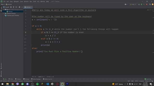 Coding 3n+1 Math Problem Using Python смотреть онлайн