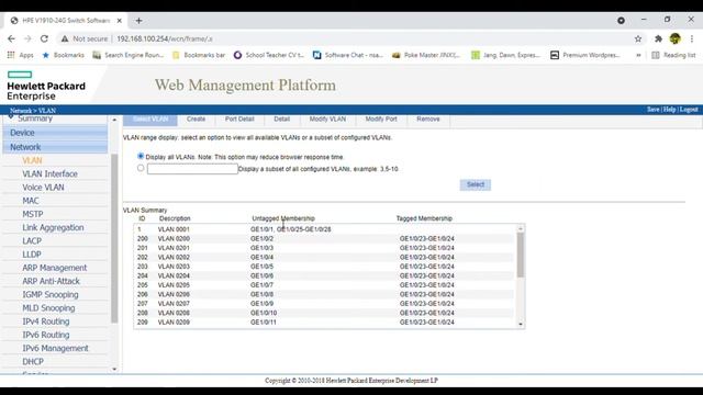 HP v1910-24G JE006A VLAN Setting Done on Web Interface | # 2 смотреть онлайн