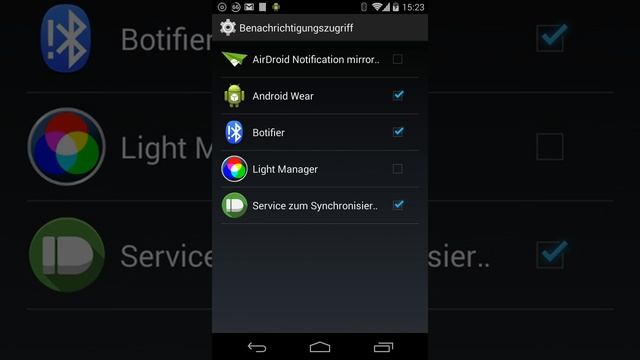 Android Wear Launcher on Nexus 4 смотреть онлайн
