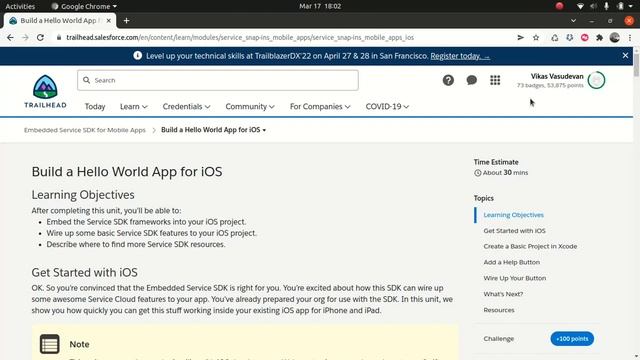 Service cloud consultant certification- Embedded Service SDK for Mobile Apps смотреть онлайн
