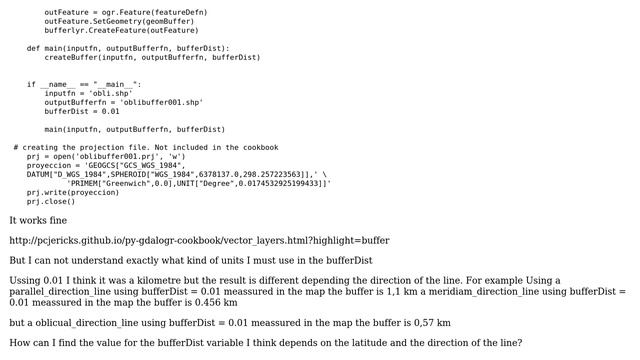 GIS: Making buffer from line using GDAL and Python смотреть онлайн