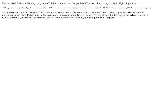 GitLab & nginx: 502 (2 Solutions!!) смотреть онлайн