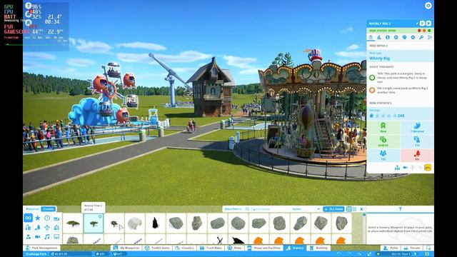 Steam Deck Gameplay - Planet Coaster смотреть онлайн