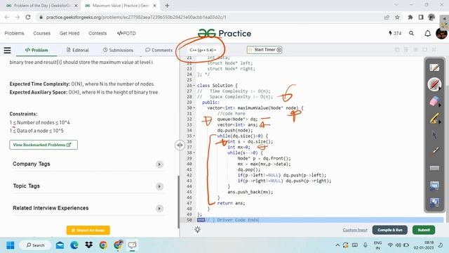 Maximum Value || BFS || Amazon || Tree || GFG POTD || JAVA Code || C++ Code || Hindi || смотреть онлайн