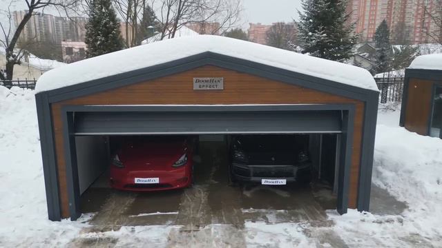 Гараж из сэндвич-панелей Doorhan
