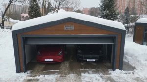 Гараж из сэндвич-панелей Doorhan