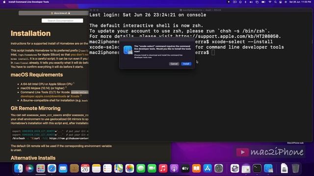 How to install Homebrew on macOS Monterey смотреть онлайн