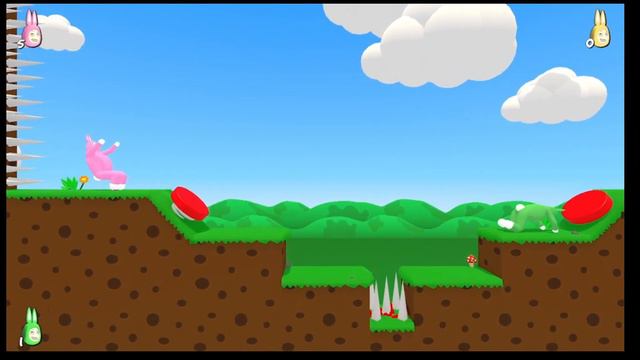 ДЕБИЛЫ СНОВА СТАЛИ КРОЛИКАМИ в Super Bunny Man смотреть онлайн