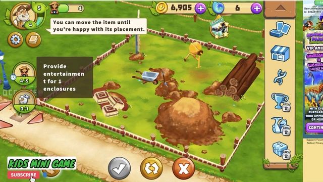 DINOSAUR PARK - LEVEL 4❗KIDS MINI GAME смотреть онлайн