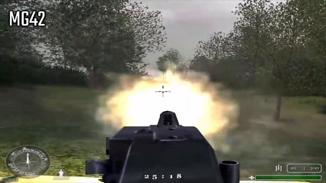 Call of Duty 1 MG42 Weapon Sound смотреть онлайн