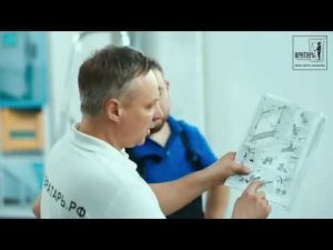 Монтаж ворот Херманн  серии LPU 42 c высоковедущей направляющей