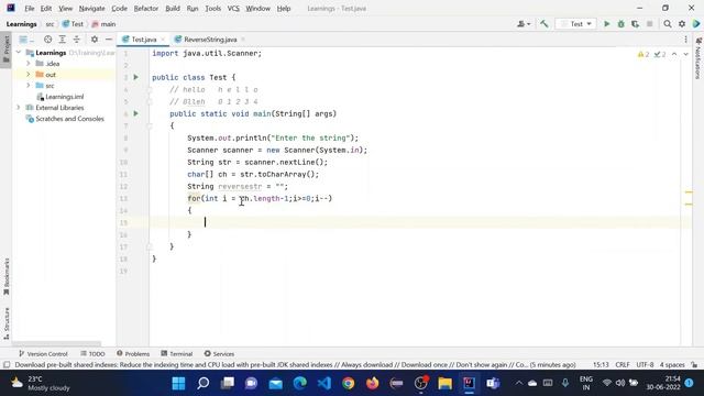 How to reverse a string - Java смотреть онлайн