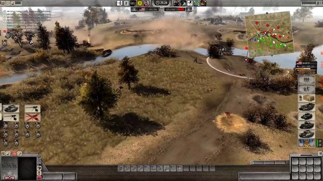 5v5 Massive Underdog Battle - Men of War: Assault Squad 2 Robz Mod Multiplayer Gameplay смотреть онлайн