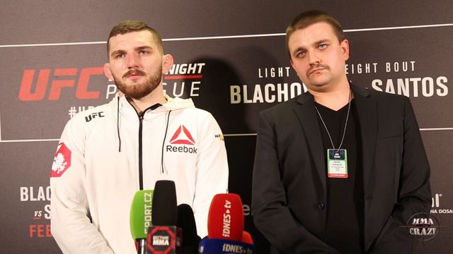 Michal Oleksiejczuk talks KO over Gian Villante at UFC Fight Night Prague смотреть онлайн