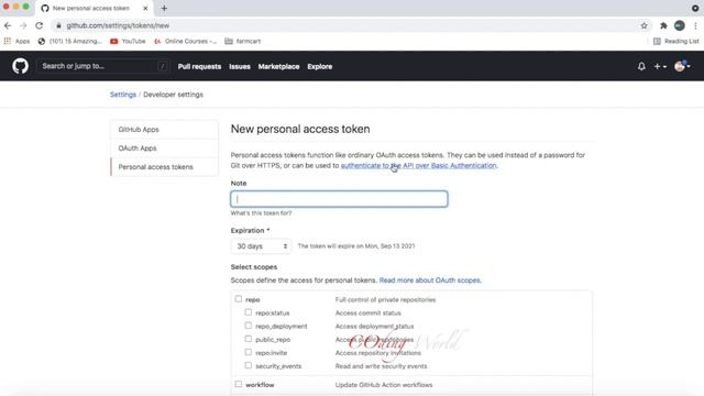 GitHub stopped Password Authentication from 13 August 2021, Use personal access token authenticatio смотреть онлайн