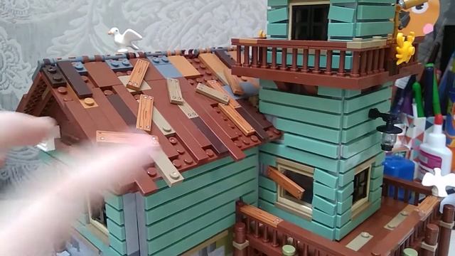 LEGO обзор.Набор LEGO ideas старый рыболовный магазин. смотреть онлайн