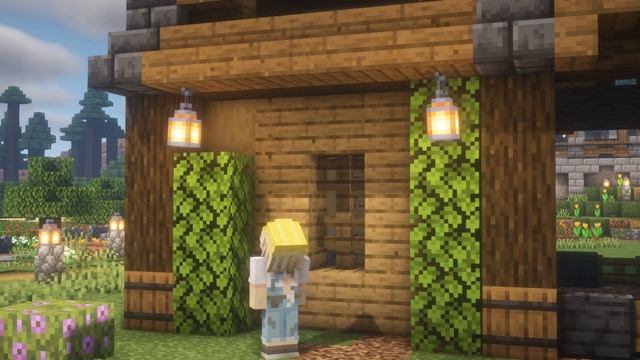 Minecraft : How To Build A Pig & Cow Pen! смотреть онлайн