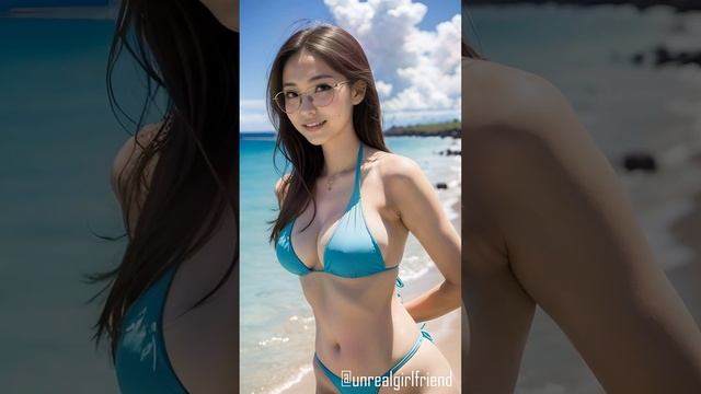 【4k AI Art】ハワイの海で出会った日本人の美女 смотреть онлайн