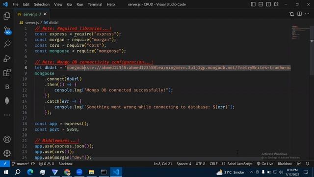 Mongo DB Tutorial | Introduction to MongoDB & Mongoose | Connect Backend to Database using Node JS смотреть онлайн