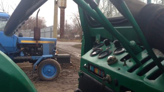 Трактор T40, кабина от мтз, как где и что делать