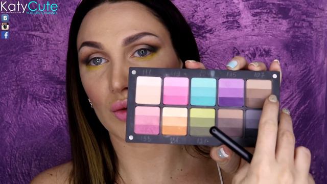 МАКИЯЖ с желтыми тенями / YELLOW EYE MAKEUP смотреть онлайн