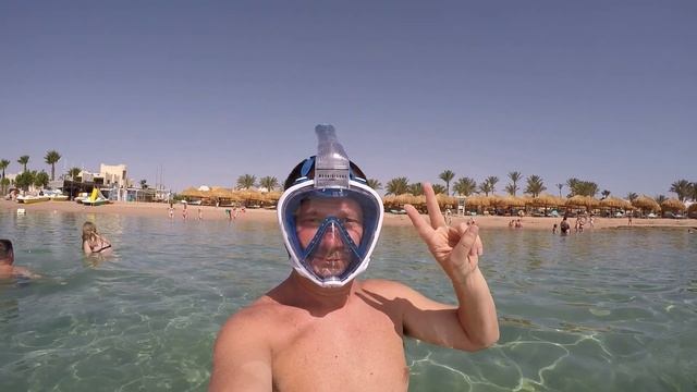 Пляж и море, снорклинг, подводный мир. Отель Sunrise Royal Makadi Resort. Макади-Бей. Хургада смотреть онлайн