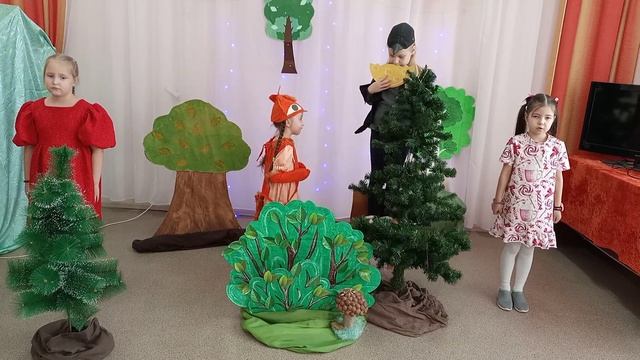 Инсценировка басни И.А.Крылова "Ворона и лисица,"подготовительная группа. смотреть онлайн