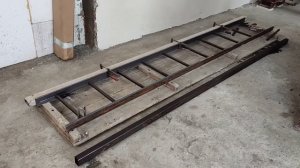 лестница- стремянка своими руками из проф. трубы 60 на 40