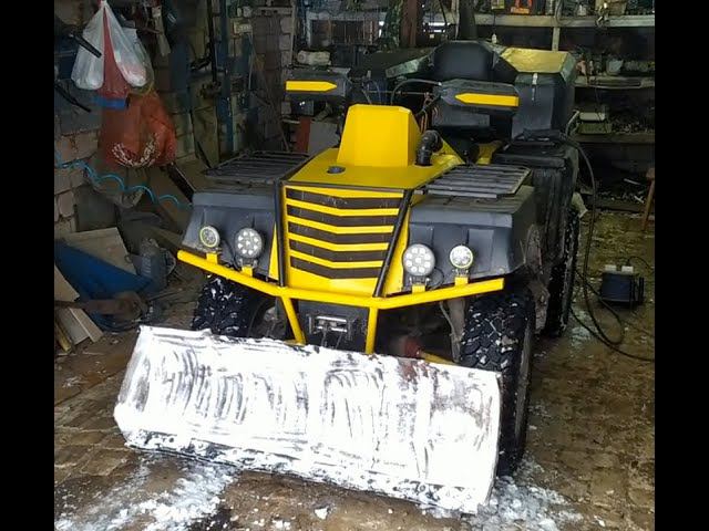 Как сделать отвал на квадроцикл своими руками. смотреть онлайн