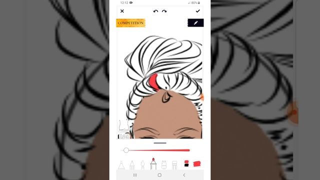 Digital fashion illustration : Dress , with #fashion design sketches and #ibispaintx смотреть онлайн