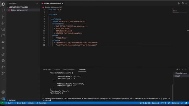 Localstack DynamoDB смотреть онлайн