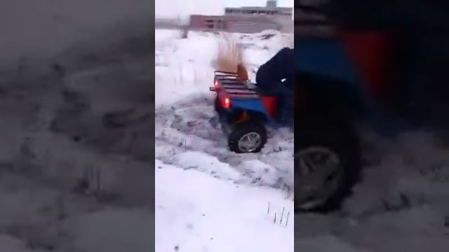 Самодельный Квадрик из Урала полный привод!!! смотреть онлайн