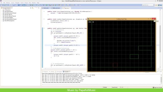 2D Jump`n`Run Basics - Slick 2D Quick Tip #021 смотреть онлайн