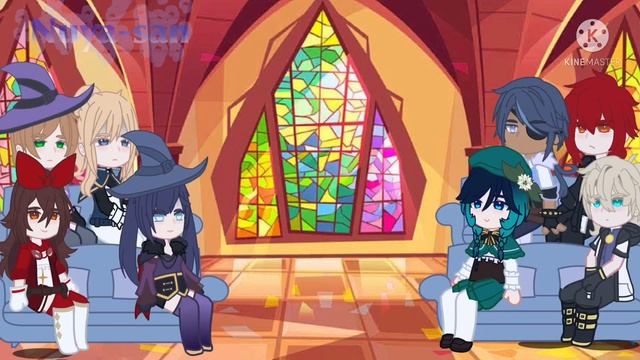 [ Genshin Impact react]{Mondstadt Characters react to Lumine}(Male Traveler) смотреть онлайн